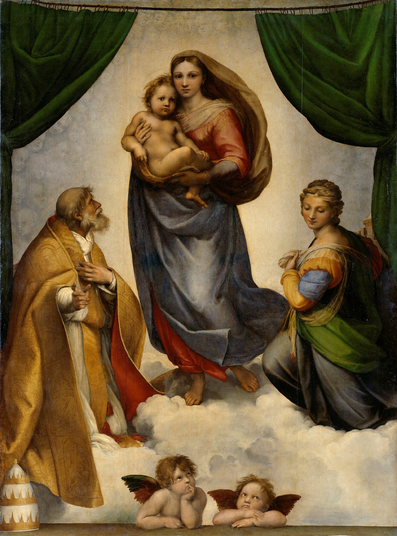 Gemälde Sixtinische Madonna