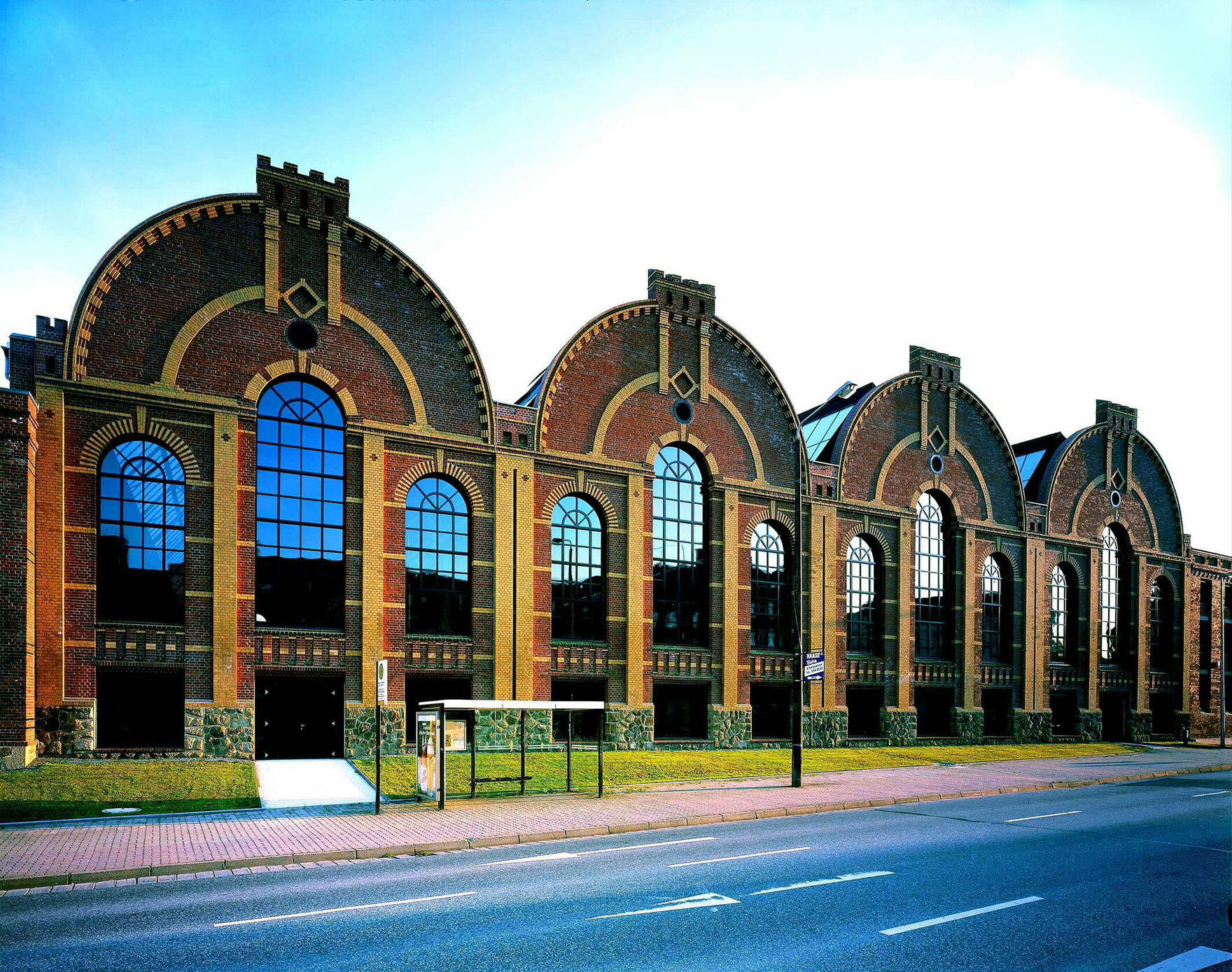 Fassade des Industriemuseums Chemnitz